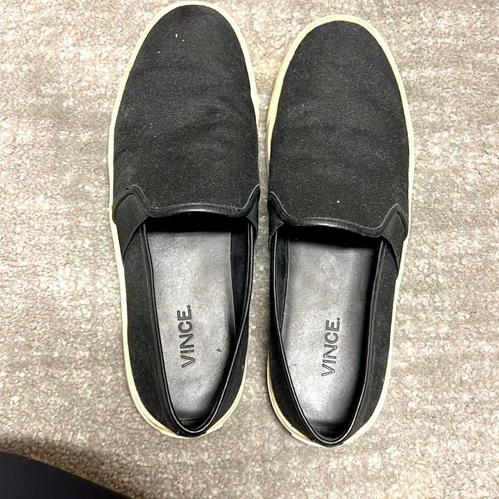 Vince black sneakers